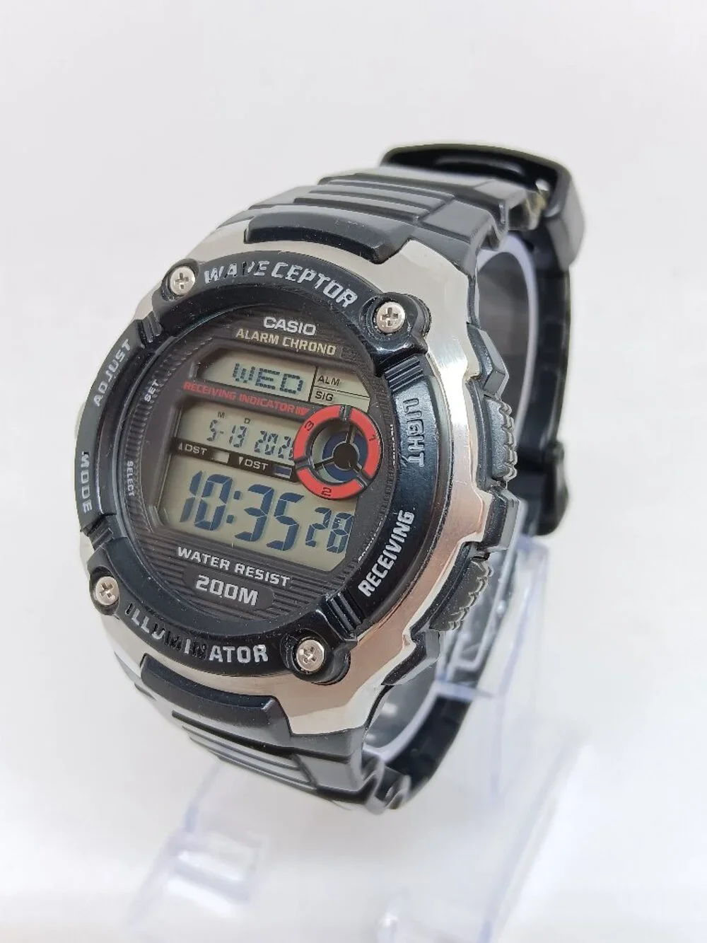 Casio Waveceptor WV200A-1AV [3140] Men's 45mm Digital Atomic World Time Watch
